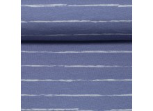 Jersey - Lila Lotta Crayon blau